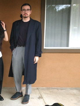COMME des GARCONS HOMME PLUSのチェスターコートを使った人気