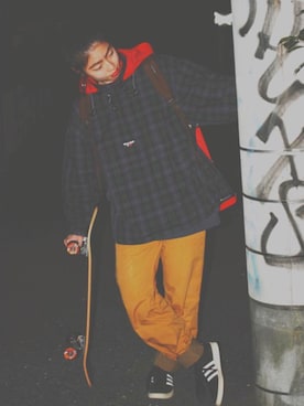 「5BORONYC（ファイブボロ）のアイテム」を使った、ピース☮️さん（レディース・158cm）の春コーディネート