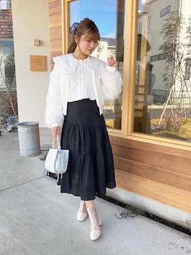 「春コート」｜「アイテム（ブルゾン）」を使った、Chóu Chóu ma Cheriさん（レディース・158cm）の春コーディネート