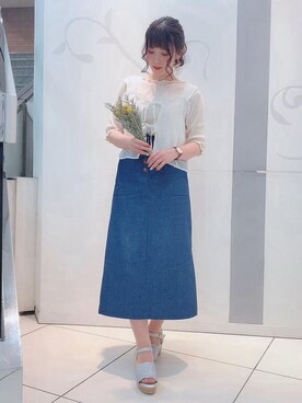 マジェスティックレゴンソラリアプラザ店スタッフさん(レディース・157cm)の春コーディネート