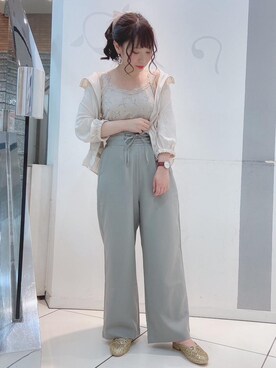 マジェスティックレゴンソラリアプラザ店スタッフさん（レディース・157cm）の夏コーディネート