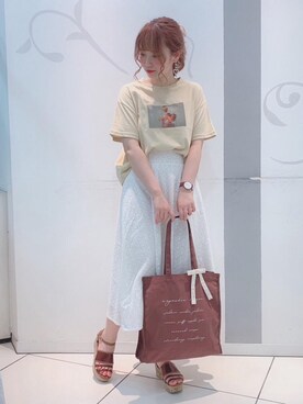 マジェスティックレゴンソラリアプラザ店スタッフさん（レディース・157cm）の夏コーディネート