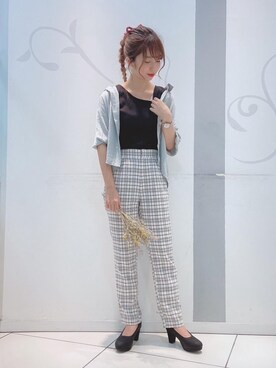 マジェスティックレゴンソラリアプラザ店スタッフさん（レディース・163cm）の夏コーディネート
