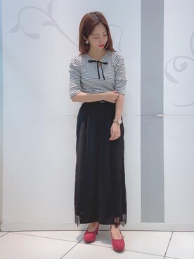 マジェスティックレゴンソラリアプラザ店スタッフさん（レディース・163cm）の秋コーディネート