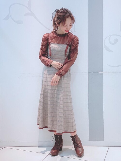マジェスティックレゴンソラリアプラザ店スタッフ Majestic Legon Majestic Legonのワンピースを使ったコーディネート Wear
