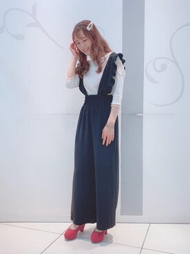 「マジェスティックレゴン天神ソラリアプラザ店」｜マジェスティックレゴンソラリアプラザ店スタッフさん（レディース・155cm）の秋コーディネート