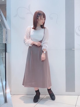 「マジェスティックレゴン天神ソラリアプラザ店」｜マジェスティックレゴンソラリアプラザ店スタッフさん（レディース・157cm）の秋コーディネート