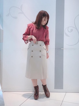 「マジェスティックレゴン天神ソラリアプラザ店」｜マジェスティックレゴンソラリアプラザ店スタッフさん（レディース・157cm）の秋コーディネート