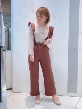 「マジェスティックレゴン天神ソラリアプラザ店」｜マジェスティックレゴンソラリアプラザ店スタッフさん（レディース・160cm）の秋コーディネート