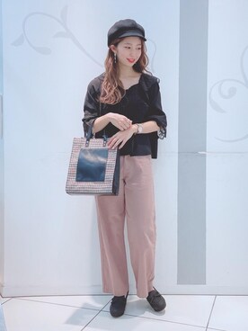 「マジェスティックレゴン天神ソラリアプラザ店」｜マジェスティックレゴンソラリアプラザ店スタッフさん（レディース・163cm）の秋コーディネート