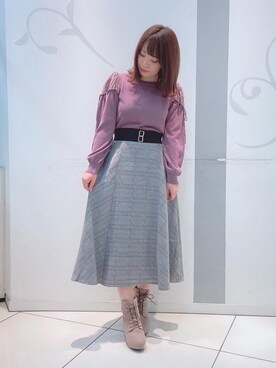 「マジェスティックレゴン天神ソラリアプラザ店」｜マジェスティックレゴンソラリアプラザ店スタッフさん（レディース・157cm）の秋コーディネート