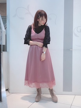 「マジェスティックレゴン天神ソラリアプラザ店」｜マジェスティックレゴンソラリアプラザ店スタッフさん（レディース・157cm）の秋コーディネート