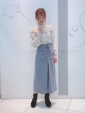 「マジェスティックレゴン天神ソラリアプラザ店」｜マジェスティックレゴンソラリアプラザ店スタッフさん（レディース・155cm）の秋コーディネート