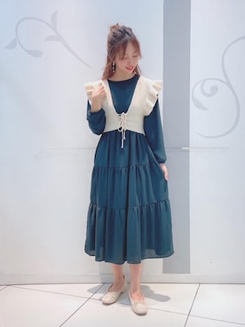 マジェスティックレゴンソラリアプラザ店スタッフさん(レディース・163cm)の秋コーディネート