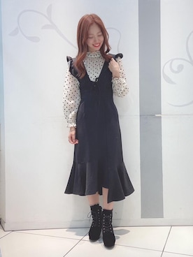 マジェスティックレゴンソラリアプラザ店スタッフさん(レディース・163cm)の秋コーディネート