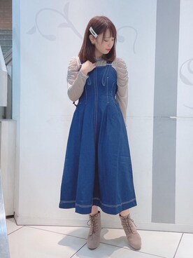 マジェスティックレゴンソラリアプラザ店スタッフさん（レディース・157cm）の秋コーディネート