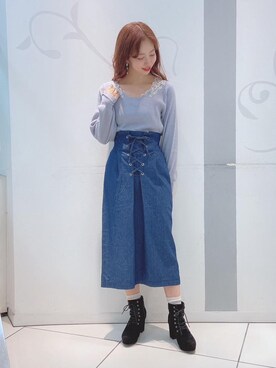 マジェスティックレゴンソラリアプラザ店スタッフさん（レディース・163cm）の秋コーディネート