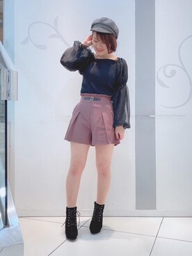 マジェスティックレゴンソラリアプラザ店スタッフさん（レディース・160cm）の秋コーディネート