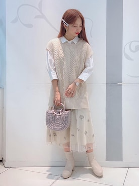 マジェスティックレゴンソラリアプラザ店スタッフさん（レディース・163cm）の秋コーディネート