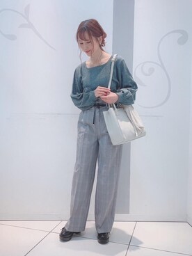 マジェスティックレゴンソラリアプラザ店スタッフさん（レディース・155cm）の秋コーディネート