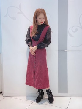 マジェスティックレゴンソラリアプラザ店スタッフさん(レディース・163cm)の秋コーディネート