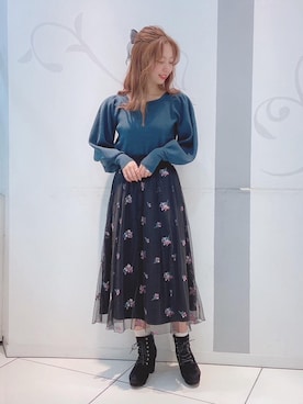 マジェスティックレゴンソラリアプラザ店スタッフさん(レディース・163cm)の秋コーディネート