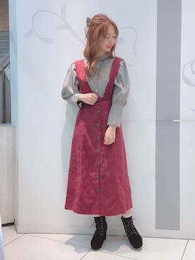 マジェスティックレゴンソラリアプラザ店スタッフさん（レディース・163cm）の秋コーディネート