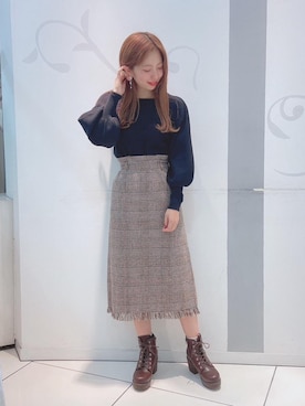 マジェスティックレゴンソラリアプラザ店スタッフさん(レディース・163cm)の秋コーディネート