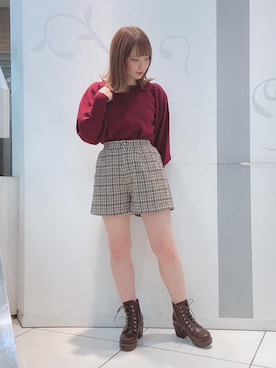 マジェスティックレゴンソラリアプラザ店スタッフさん(レディース・157cm)の秋コーディネート