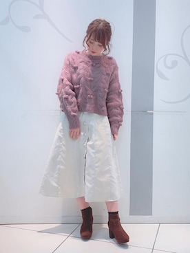 マジェスティックレゴンソラリアプラザ店スタッフさん（レディース・157cm）の秋コーディネート