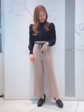 マジェスティックレゴンソラリアプラザ店スタッフさん(レディース・163cm)の秋コーディネート