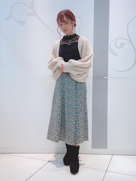 マジェスティックレゴンソラリアプラザ店スタッフさん（レディース・155cm）の秋コーディネート