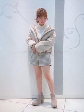 「マジェスティックレゴン天神ソラリアプラザ店」｜マジェスティックレゴンソラリアプラザ店スタッフさん（レディース・163cm）の冬コーディネート