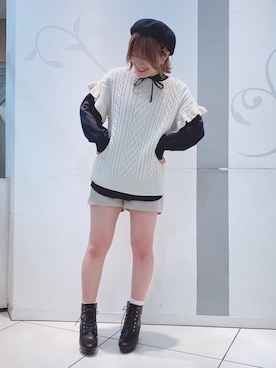 マジェスティックレゴンソラリアプラザ店スタッフさん（レディース・160cm）の冬コーディネート