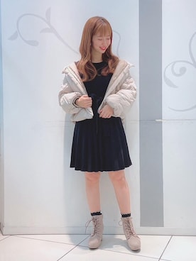 「マジェスティックレゴン天神ソラリアプラザ店」｜マジェスティックレゴンソラリアプラザ店スタッフさん（レディース・163cm）の冬コーディネート