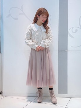 「マジェスティックレゴン天神ソラリアプラザ店」｜マジェスティックレゴンソラリアプラザ店スタッフさん（レディース・163cm）の冬コーディネート