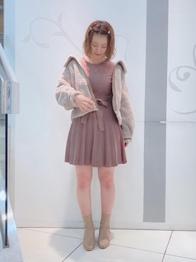 「マジェスティックレゴン天神ソラリアプラザ店」｜マジェスティックレゴンソラリアプラザ店スタッフさん（レディース・160cm）の冬コーディネート