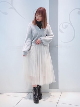 「マジェスティックレゴン天神ソラリアプラザ店」｜マジェスティックレゴンソラリアプラザ店スタッフさん（レディース・157cm）の冬コーディネート
