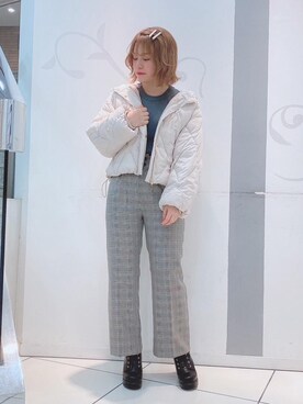 「マジェスティックレゴン天神ソラリアプラザ店」｜マジェスティックレゴンソラリアプラザ店スタッフさん（レディース・160cm）の冬コーディネート