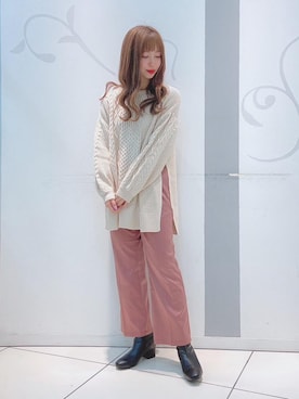 「マジェスティックレゴン天神ソラリアプラザ店」｜マジェスティックレゴンソラリアプラザ店スタッフさん（レディース・163cm）の冬コーディネート