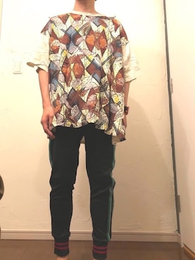 「ビッグサイズコーデ」｜FAC51さん（メンズ・170cm）の春コーディネート