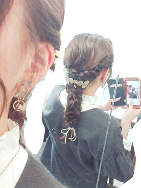 「MELLOW（メロー）のアイテム」を使った、karinさん（レディース・157cm）の春コーディネート