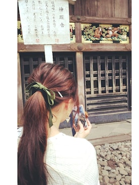 「MELLOW（メロー）のアイテム」を使った、karinさん（レディース・157cm）の秋コーディネート