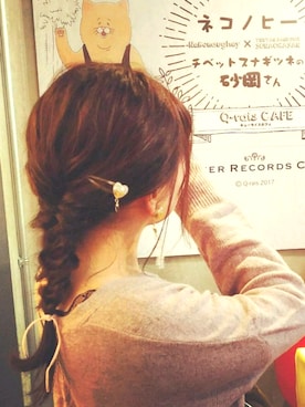「MELLOW（メロー）のアイテム」を使った、karinさん（レディース・157cm）の秋コーディネート