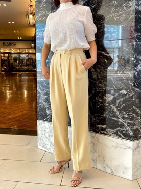 「オトナキレイめ」｜nano・universe ららぽーと豊洲 Womensさん（レディース・160cm）の夏コーディネート