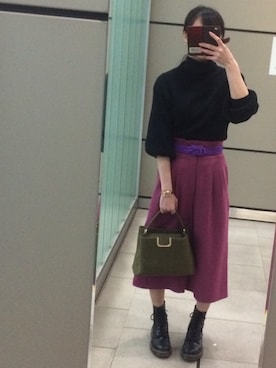 「N.VOUGE（エヌヴォーグ）のアイテム」を使った、なるさん（レディース・163cm）の冬コーディネート