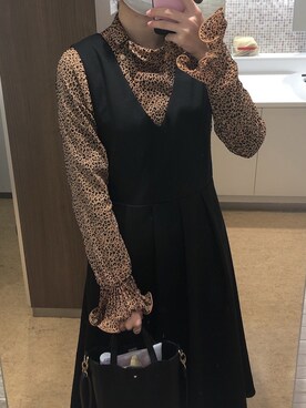 「フレアスリーブ」｜「アイテム（トレンチコート）」を使った、なるさん（レディース・163cm）の秋コーディネート