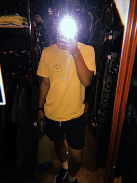 「RVCA（ルーカ）のアイテム（パンツ）」を使った、ViViさん（メンズ・180cm）の秋コーディネート