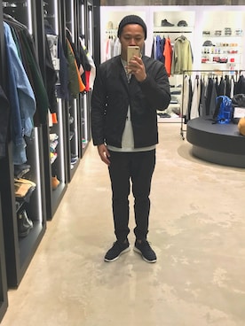 「CONVERSE TOKYO（コンバーストウキョウ）のアイテム（ジャケット/アウター）」を使った、Keita Relaxxさん（メンズ・177cm）の冬コーディネート