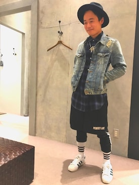 「試着」｜カズエウエストさん（メンズ・171cm）の秋コーディネート